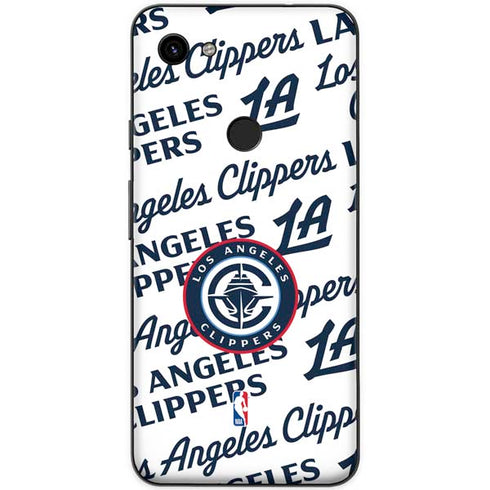 NBA Los Angeles Clippers Blast Text Google Pixel 3a XL Skin